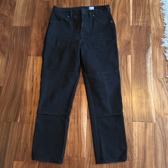 Gamine Workwear Madame X Dungaree Sz 28 Inseam 28! - Picture 2 of 9